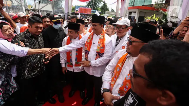 Iring-iringan Anies Baswedan Sambangi DPP PKS