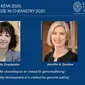 Emmanuelle Charpentier dan Jennifer A. Doudna, pemenang Novel Kimia 2020. (YouTube/Nobel Prize)