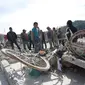 Ledakan Kembang Api di Meksiko Hancurkan Rumah, 14 Orang Tewas (JOSE CASTAÑARES / AFP)