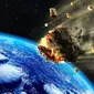 ilustrasi asteroid. (iStockphoto)