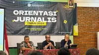 Staf Ahli Hubungan Antar Lembaga, Kementerian Koperasi dan UKM, Riza Damanik saat ditemui di Bogor, Jawa Barat, Jumat (17/5/2024). (Tira/Liputan6.com)