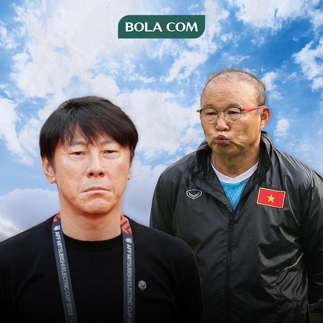 Ilustrasi -  Shin Tae-yong dan Park Hang-seo