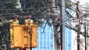 Sebelumnya, permasalahan kabel udara yang menjuntai kembali memakan korban. (Liputan6.com/Angga Yuniar)