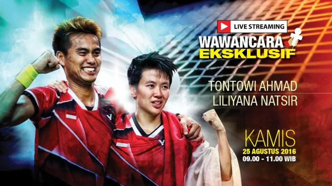 Live Streaming Tontowi Ahmad/Liliyana Natsir