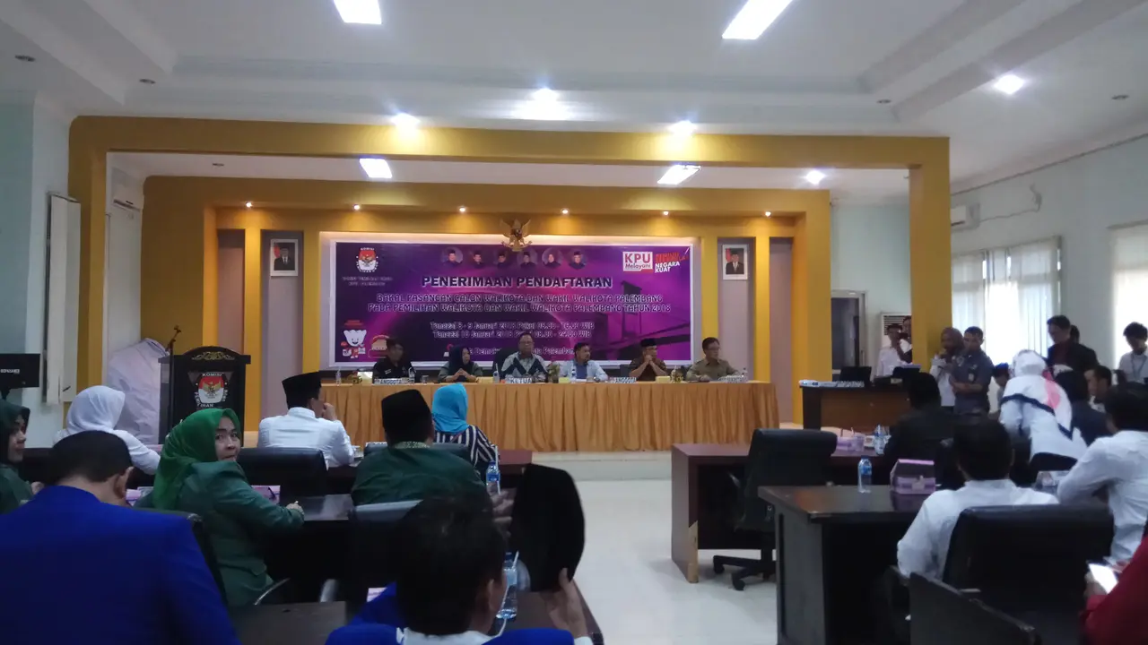 KPU Ungkap Paslon Independen Pilwalkot Palembang Kurang Dukungan