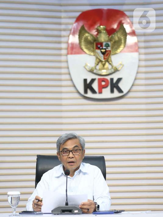 Ketua Komisi Pemberantasan Korupsi (KPK), Setyo Budiyanto, saat memberikan keterangan mengenai Operasi Tangkap Tangan (OTT) di Kantor Imigrasi Jakarta Barat, Gedung Merah Putih KPK, Jakarta, Kamis (4/6/2026). (Liputan6.com/Helmi Fithriansyah)