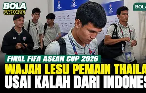Wajah Lesu Pemain Thailand Usai Kalah dari Indonesia di Final FIFA ASEAN Cup 2026