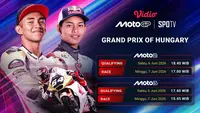 Saksikan Live Streaming Moto2 & Moto3 Grand Prix of Hungary Hanya di Vidio