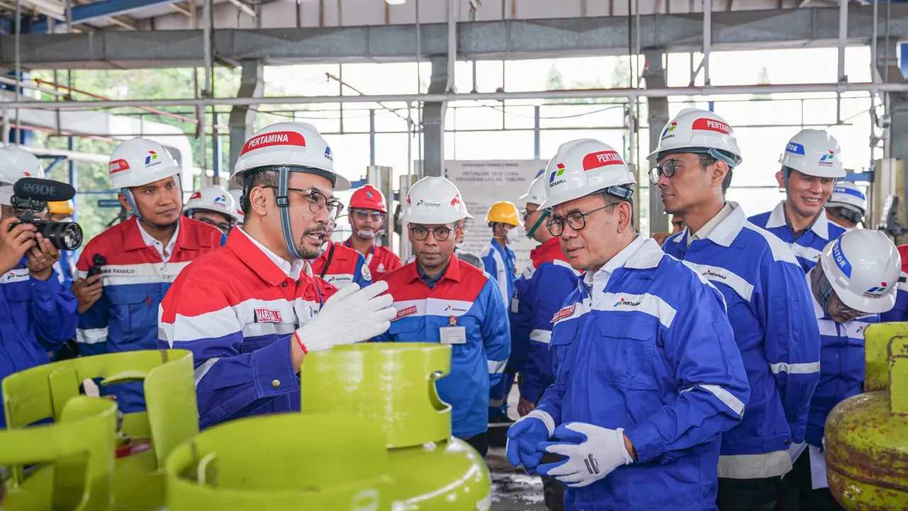 Menteri Perdagangan Budi Santoso berkunjung ke SPBE Rewulu, Kabupaten Bantul, Yogyakarta pada Jumat (20/6/2025).