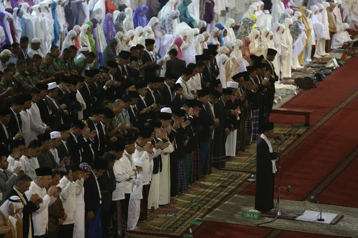 Salat Id di Masjid Istiqlal