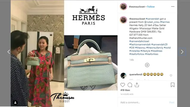 tas Sarwendah yang harganya fantastis