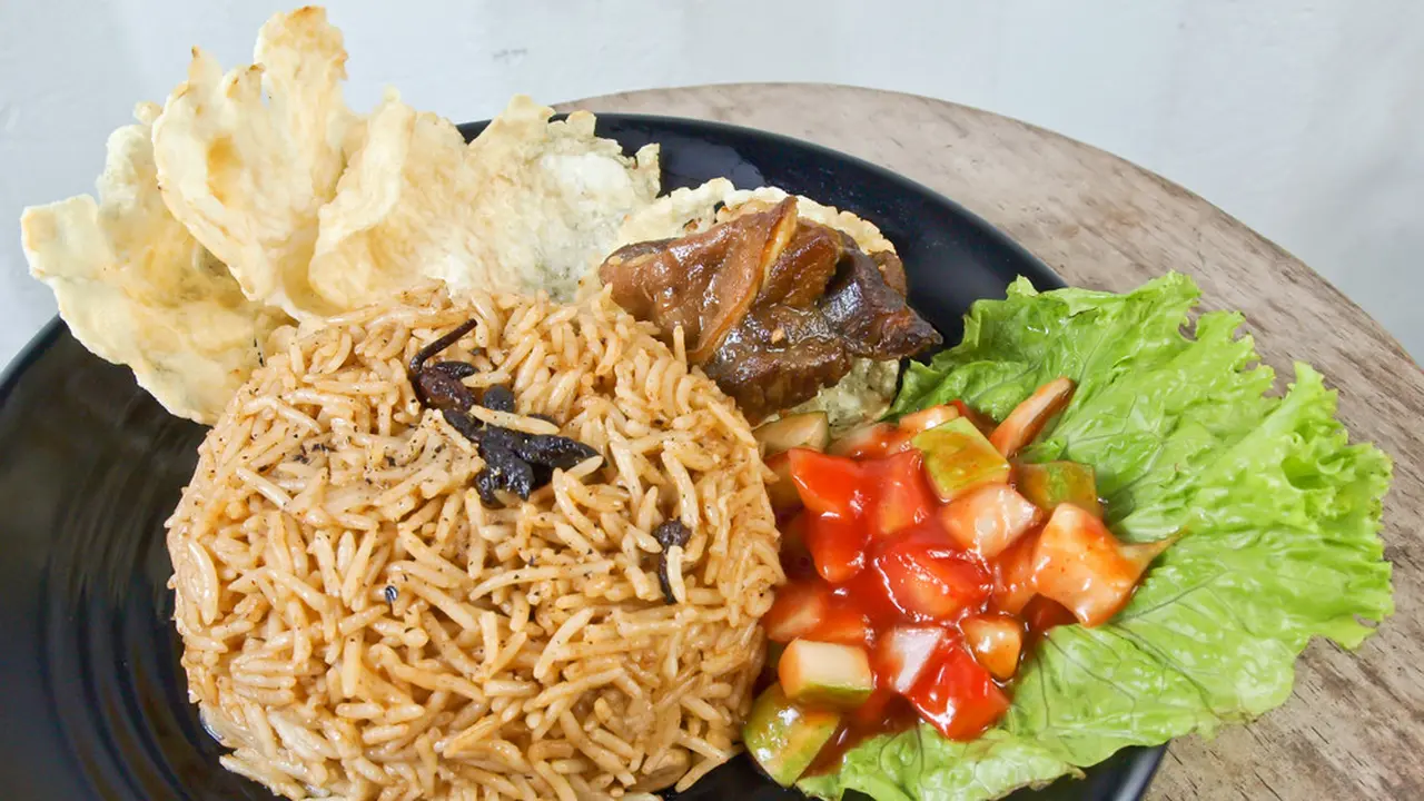 Ilustrasi nasi kebuli