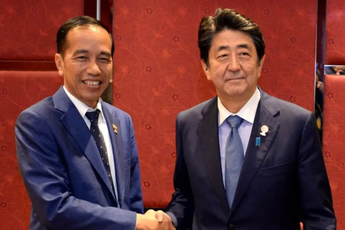 Presiden Jokowi dan Perdana Menteri (PM) Jepang Shinzo Abe