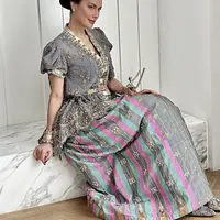 Sophia Latjuba kenakan baju bodo, credt: @veraanggraini_kebaya