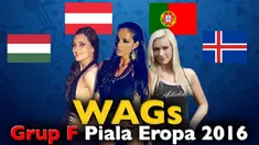 Video para WAGs cantik pemain top di Grup F Piala Eropa 2016, salah satunya kekasih David Alaba pemain asal Austria.