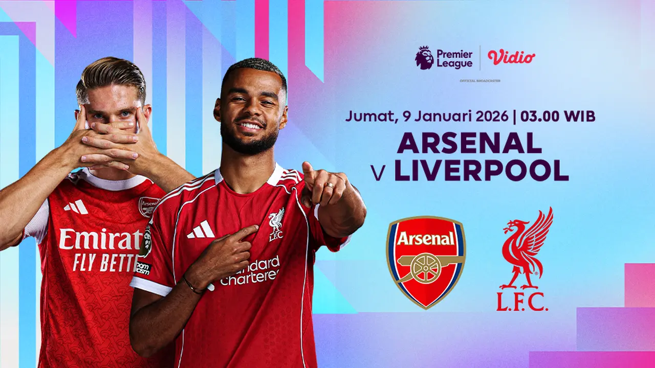 Saksikan Arsenal vs Liverpool eksklusif di Vidio. (dok. vidio.com)