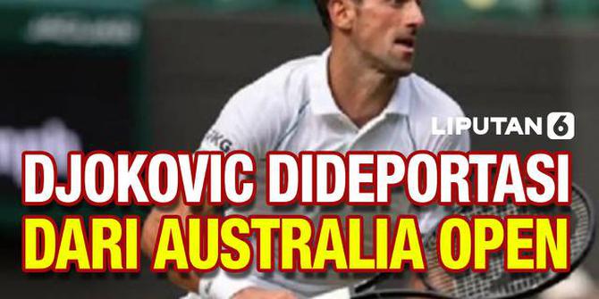 VIDEO: Momen Djokovic di Dalam Pesawat Usai Dideportasi dari Australia