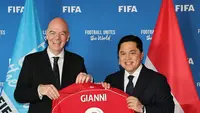 Erick Thohir Disebut Dukung Rencana Presiden FIFA Gianni Infanino Jual Hak Komersial Piala Dunia