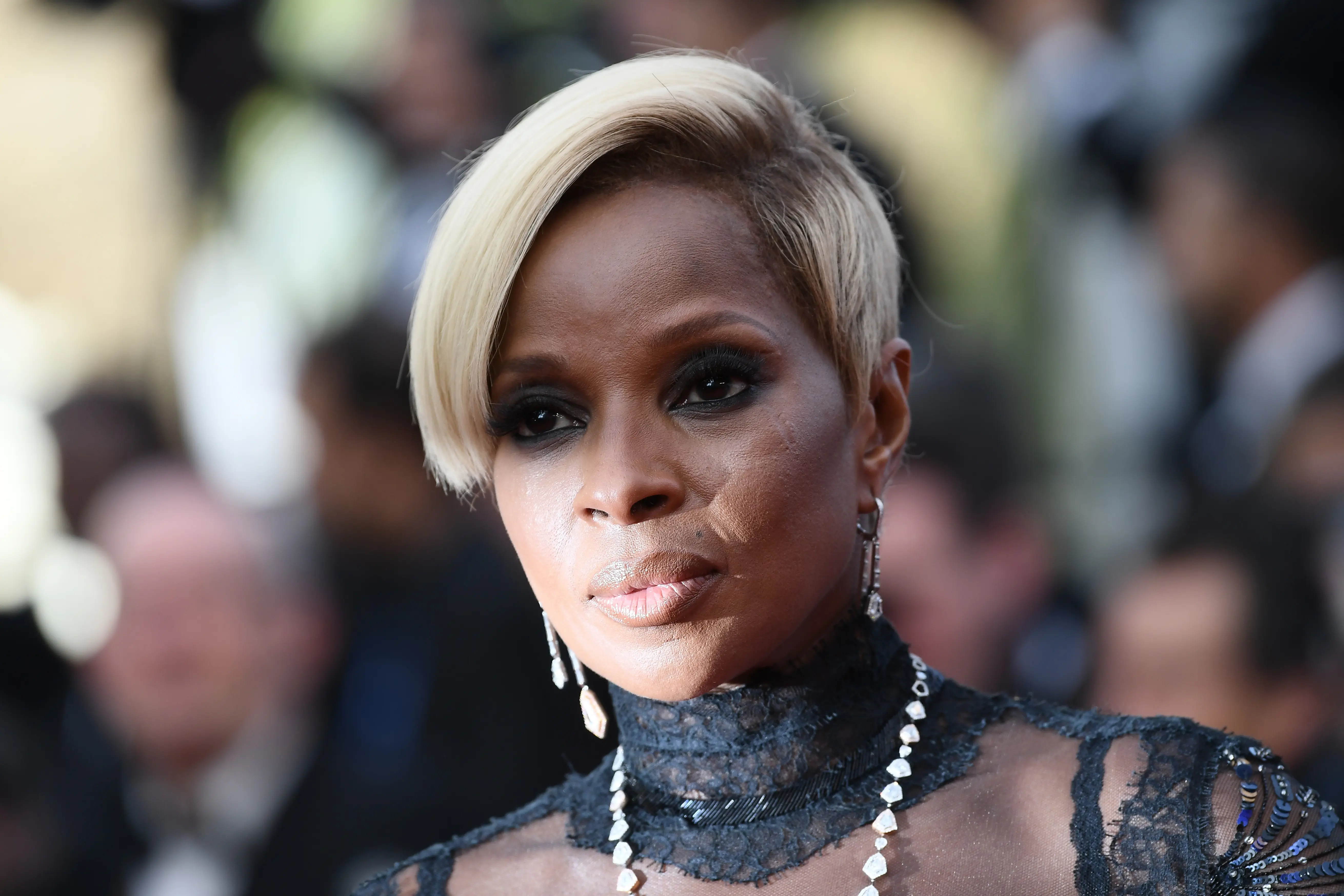 Mary J. Blige. (AFP/ANNE-CHRISTINE POUJOULAT)