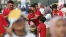 Pertandingan timnas Indonesia melawan China merupakan laga ke sembilan di Kualifikasi Piala Dunia 2026. (Liputan6.com/Helmi Fithriansyah)
