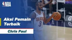 Berita video aksi-aksi mengesankan dari bintang Phoenix Suns, Chris Paul, yang menjadi pemain terbaik NBA hari ini, Rabu (5/5/2021) WIB.