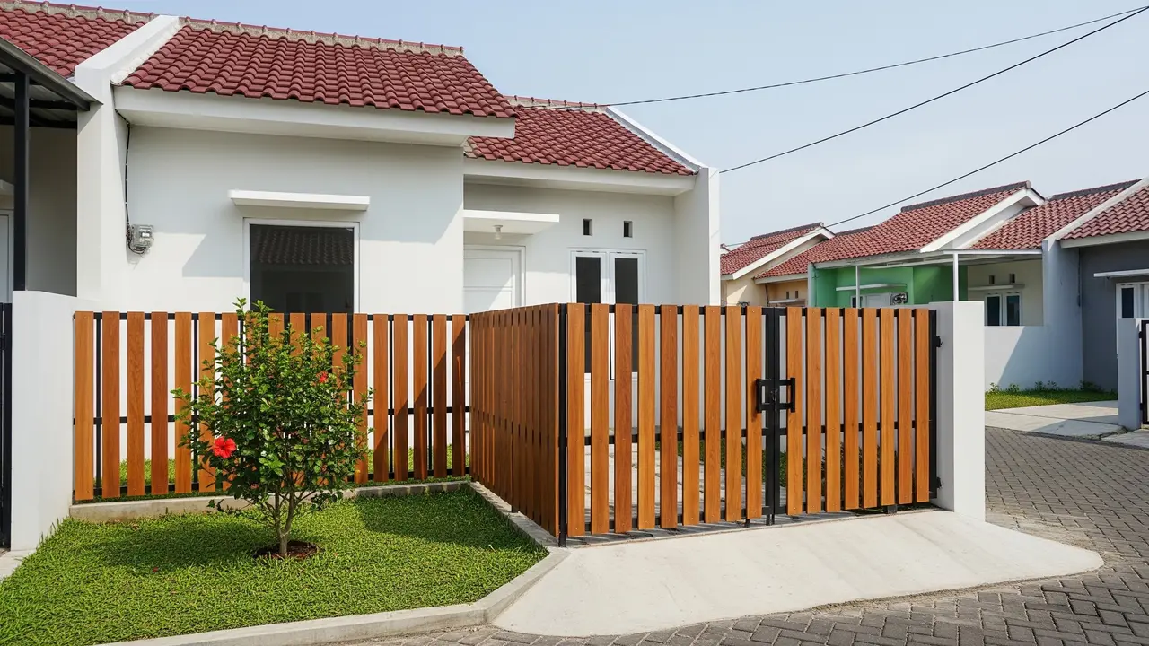Inspirasi Pagar Rumah Kecil yang Disukai Banyak Pemilik Rumah Subsidi/AI Generated