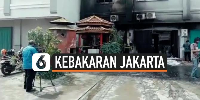 VIDEO: Kebakaran Ruko PIK, 2 Orang Tewas Terbakar
