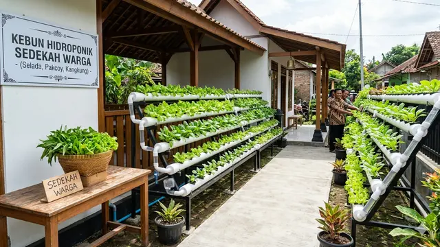 Ide Kebun Sayur untuk Sedekah Warga/Gemini