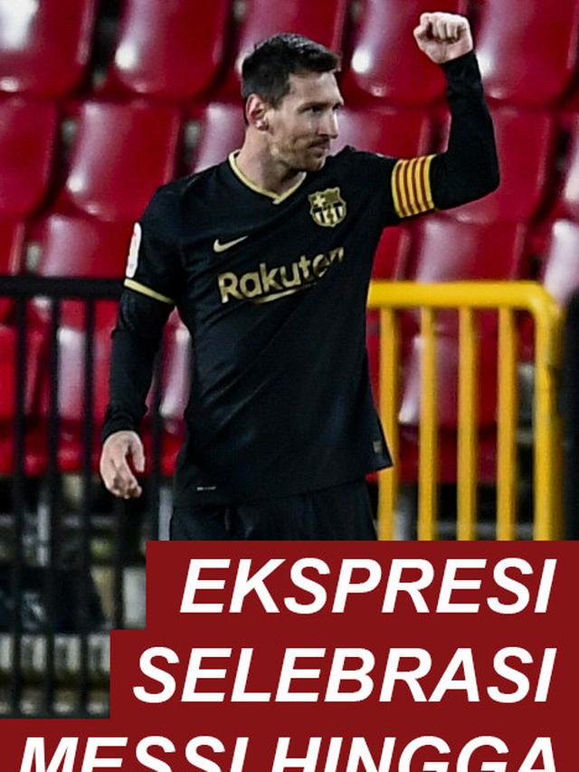 Ekspresi Selebrasi Messi Hingga Zouma