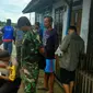 Ratusan rumah di Desa Tanah Merah, Kecamatan Tanah Merah, Kabupaten Indragiri Hilir, Riau, terancam ambles dan hanyut dibawa arus sungai. (Liputan6.co/M Syukur)