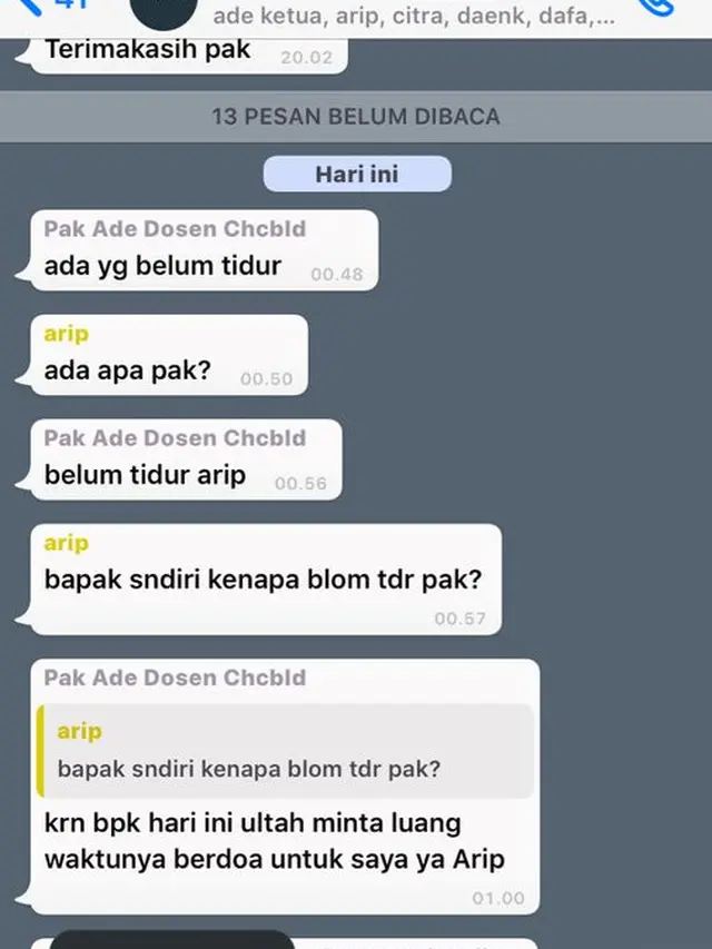 6 Chat Dosen Ulang Tahun Ini Bikin Mahasiswa Geleng Kepala