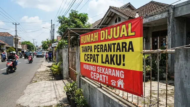 Banner Dinamis dengan Warna Cerah Merah dan Kuning