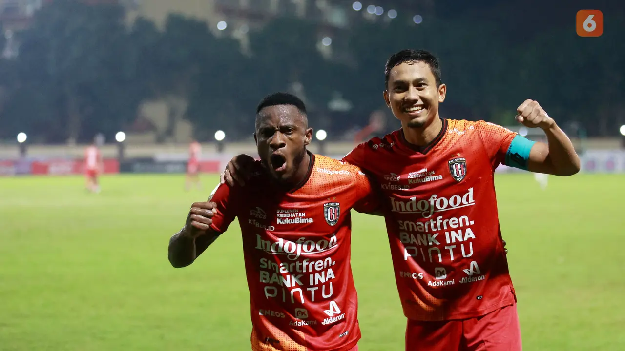 Foto: Lawan 10 Pemain Bali United, Arema FC Tumbang di BRI Liga 1