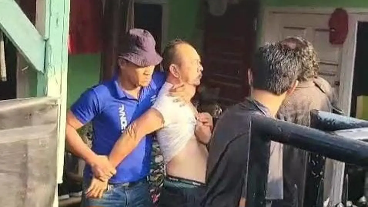 US, terduga pembunuh sopir travel di Lampung Selatan diringkus polisi. Foto : (Istimewa).