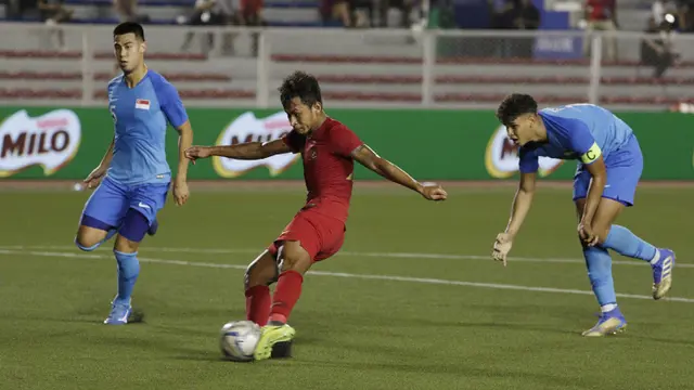 Timnas Indonesia U-22 Vs Singapura U-22
