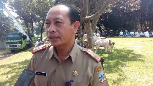 Kepala Dinas Perikanan dan Peternakana Garut Sofyan Yani