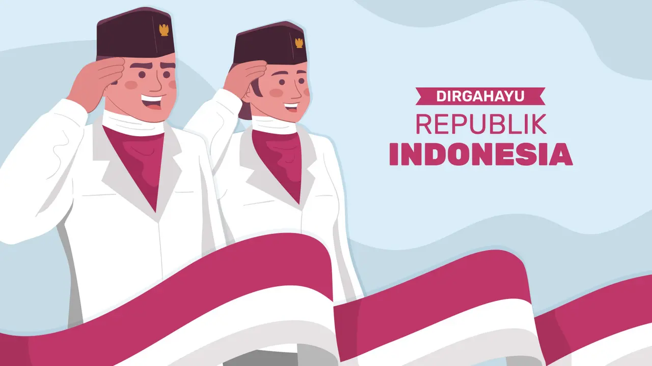 Ilustrasi HUT RI, Kemerdekaan Indonesia