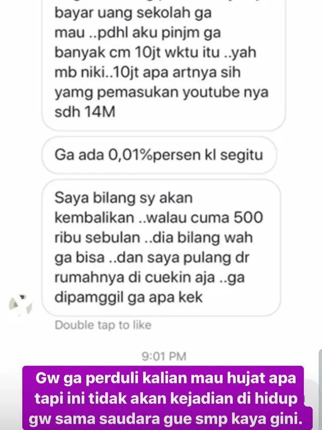 Unggahan Nikita Mirzani. (Foto: Instagram @nikitamirzanimawardi_17)