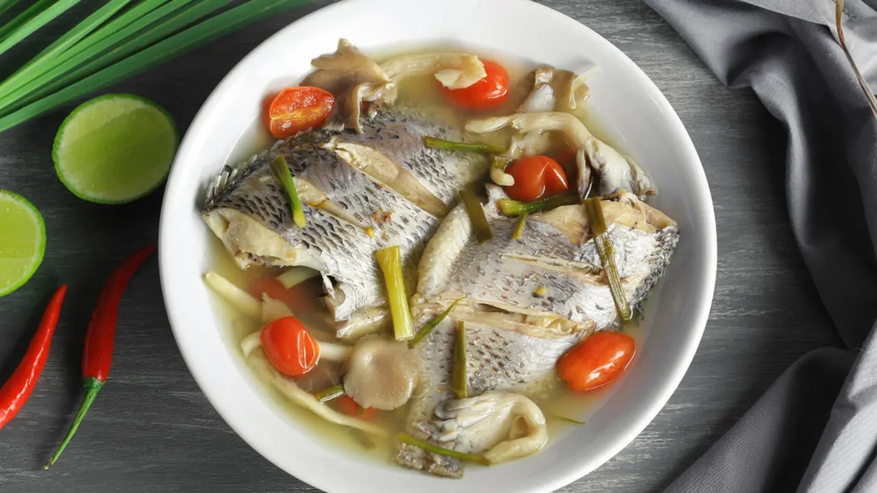 ikan kakap kukus