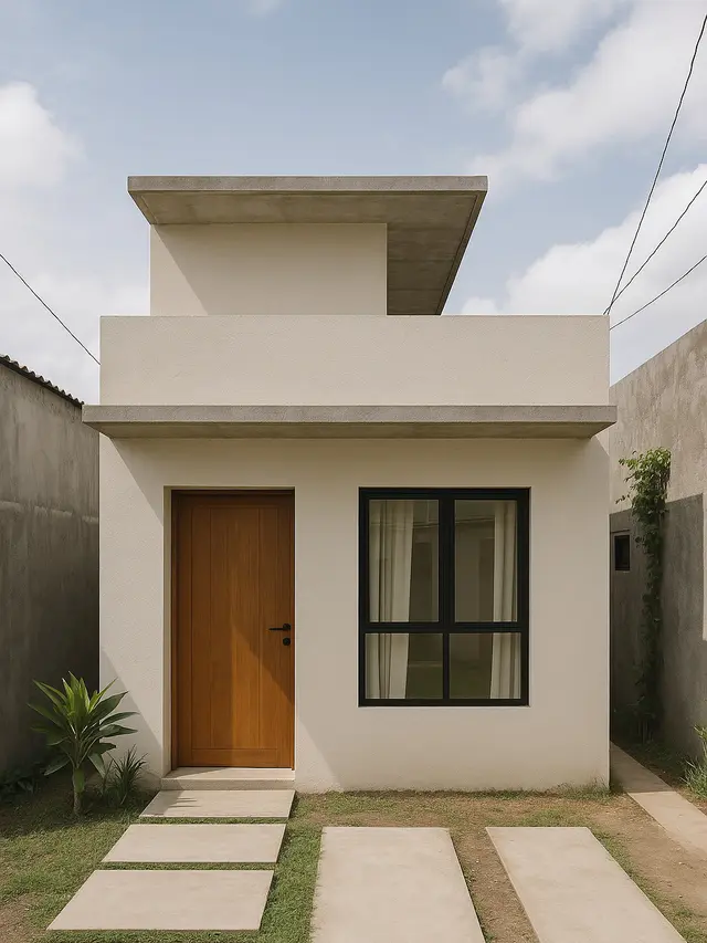 Inspirasi Rumah Sederhana Rp100 Jutaan di Lahan Terbatas