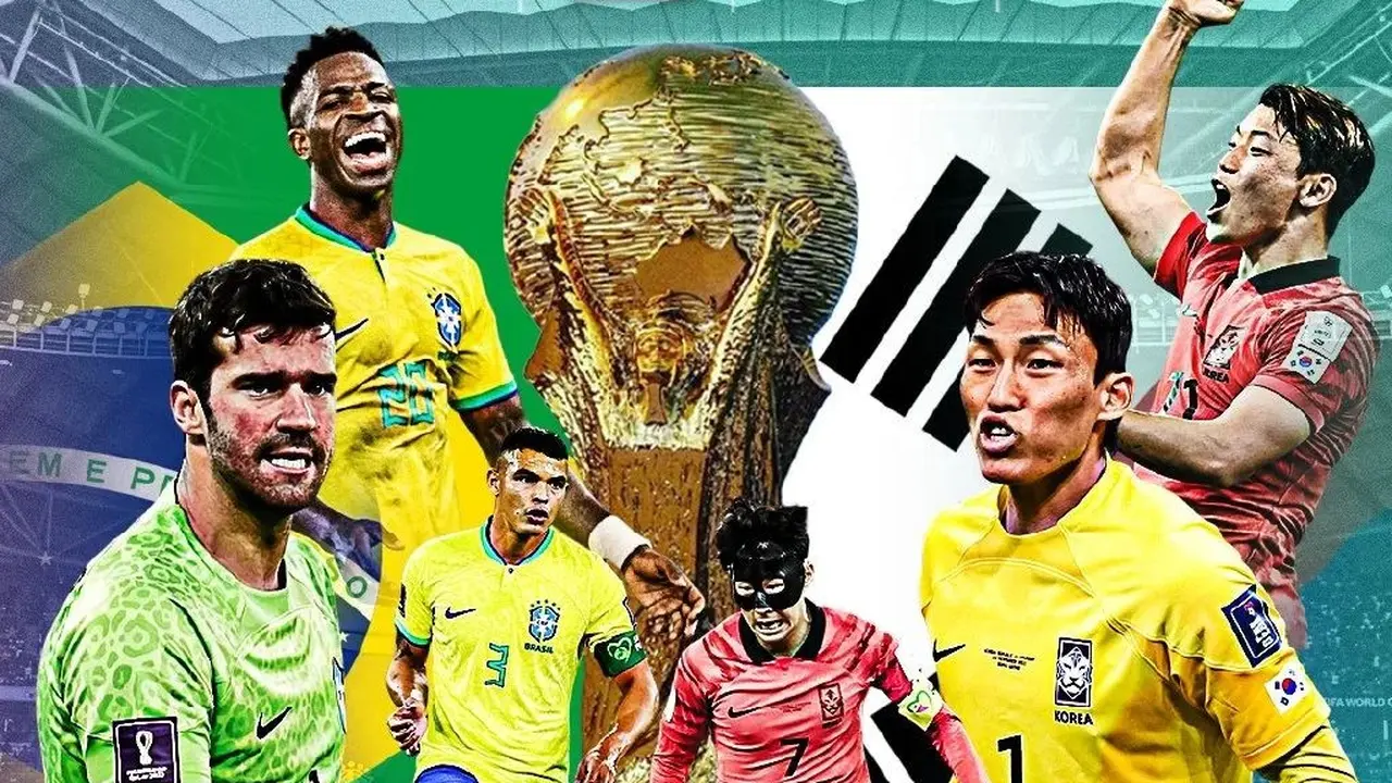 Brasil vs Korea Selatan - Piala Dunia 2022