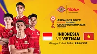 Dukung Timnas Indonesia U19! ASEAN U19 Boys Championship 2026: Indonesia vs Vietnam di Vidio
