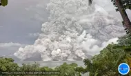 Gunung Ruang mengalami erupsi dahsyat pada Selasa pagi (30/4/2024), pukul 08.35 Wita. (Liputan6.com/ Dok PVMBG)
