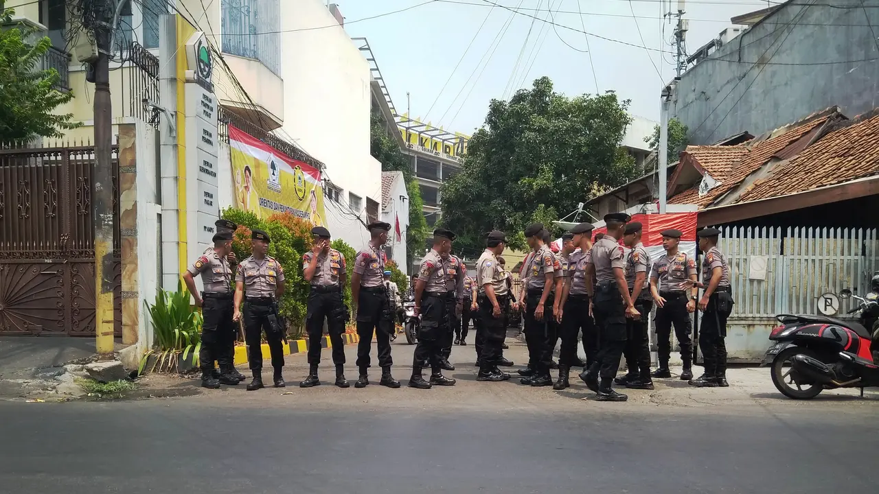 Suasana kantor DPP Partai Golkar di Jalan Anggrek Neli, Slipi, Jakarta Barat, Rabu (4/9/2019). (Merdeka.com/Muhammad Genantan Saputra)