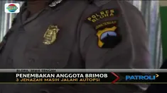 Pihak keluarga korban baku tembak anggota Brimob belum diperbolehkan untuk membawa pulang jenazah keluarga mereka.
