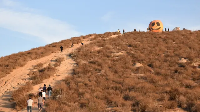 Ramai-Ramai Mengunjungi Pumpkin Rock Jelang Halloween