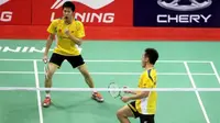 Ganda putra andalan Malaysia, Goh V Shem/Tan Wee Kiong, tak berani memasang target tinggi di Indonesia Open 2017. (The Star Malaysia)