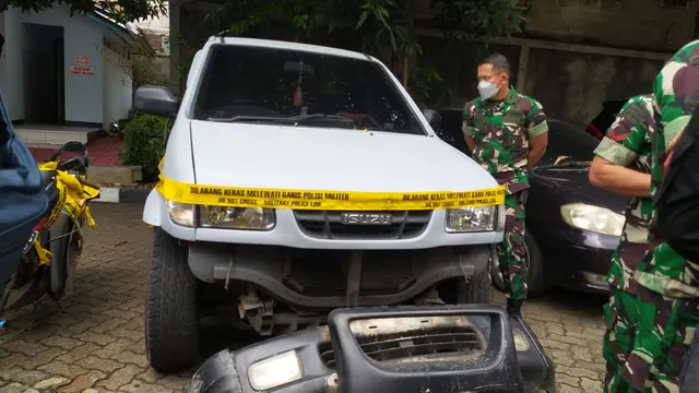 Barang bukti tabrak lari sejoli di Nagreg