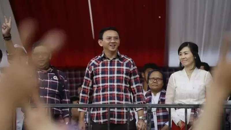 Momen romantis Ahok-Veronica yang kini tinggal kenangan (instagram/@basukibtp)