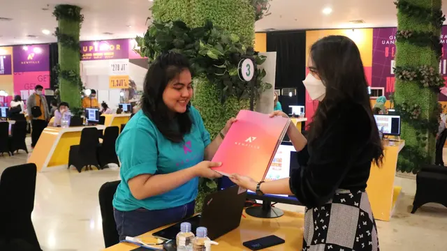 PT Lippo Cikarang Tbk kembali melakukan peluncuran unit baru Newville pada Sabtu (1/4/23). Pengembang memberi kesempatan kepada para konsumen untuk melakukan pemilihan unit, yakni mereka yang sudah membeli ‘Priority Pass’. (dok Lippo)